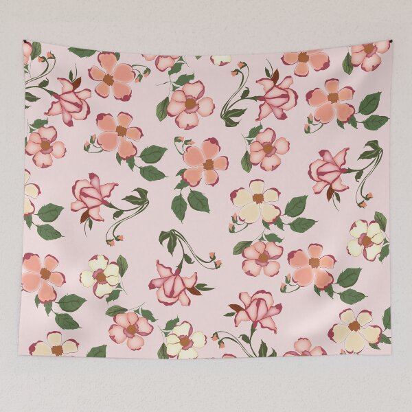 Item preview, Pastel Floral Design Print designed and sold by creathology.