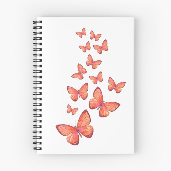 Item preview, Stylish Orange Red Butterflies designed and sold by AnnaMirella.
