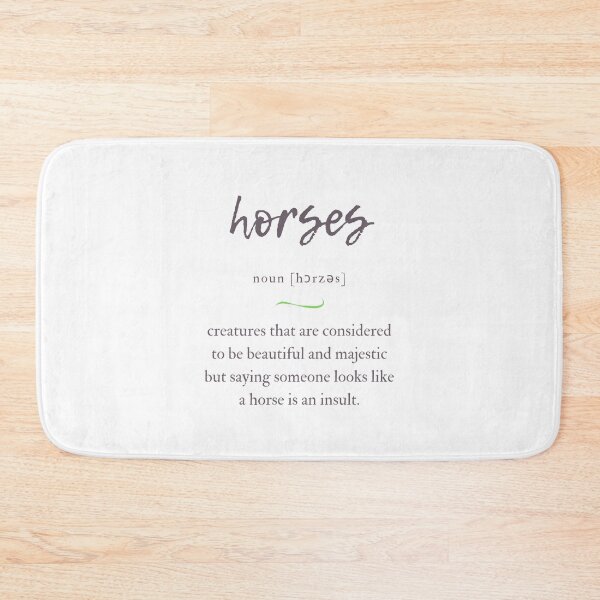 Item preview, Horses Definition | Dictionary Collection designed and sold by Designschmiede.