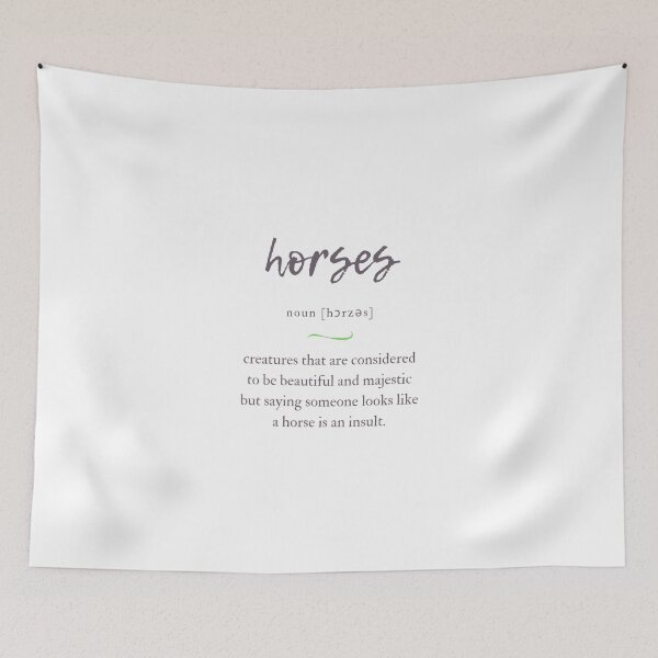 Item preview, Horses Definition | Dictionary Collection designed and sold by Designschmiede.