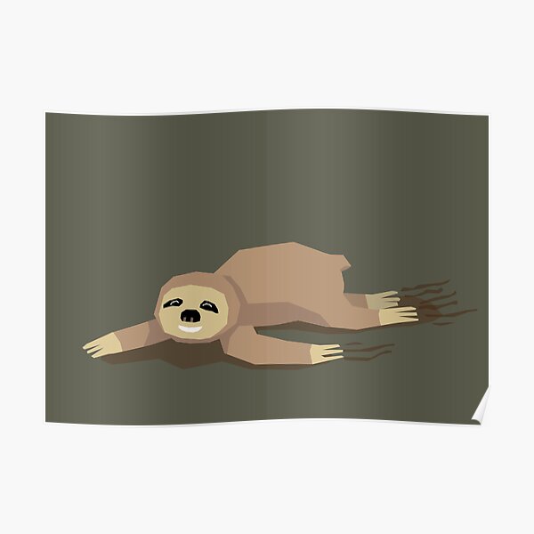 Animal Paresseux Posters Redbubble Animal Paresseux Posters Redbubble