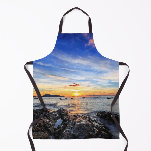 Item preview, Dramatic Sunset with local boat in Thailand designed and sold by photo123pro.