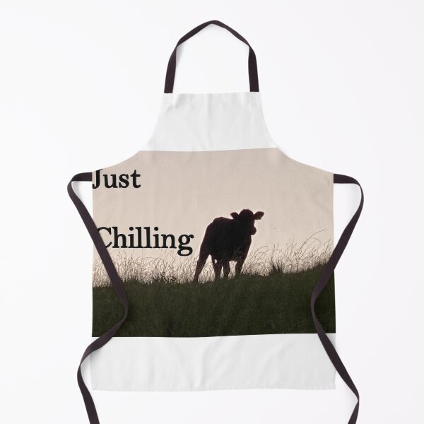 Item preview, COW ART JUST CHILLING designed and sold by Opalbluerose.