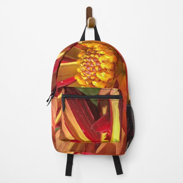 Item preview, Red and Yellow Decorative Dahlia Gallery Singer Flower Blossom 025 designed and sold by Bees-n-Flowers.