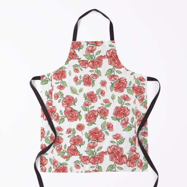 Item preview, Red Roses on White designed and sold by Cherie Roe Dirksen.