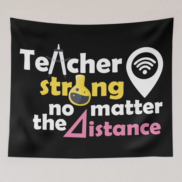 Item preview, Teacher Strong No Matter The Distance designed and sold by gharbi.