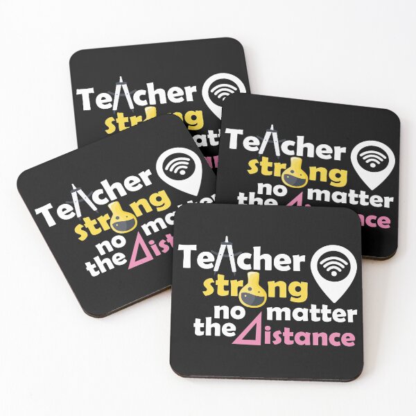 Item preview, Teacher Strong No Matter The Distance designed and sold by gharbi.