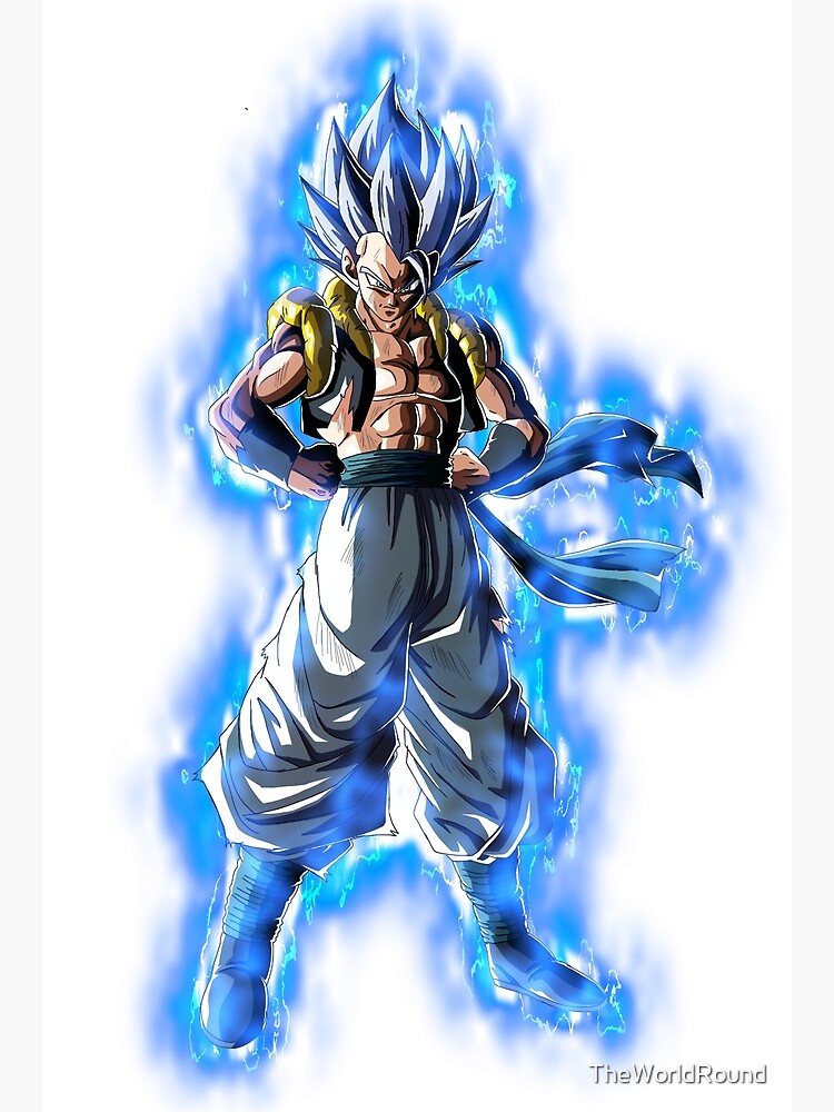 ULTRA GOGETA BLUE and ULTRA VEGITO BLUE with BROLY and MERGED