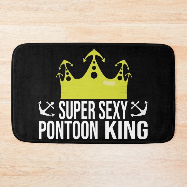 Item preview, Super Sexy PonToon King Funny retro Vintage boating quote designed and sold by 2MDesign.