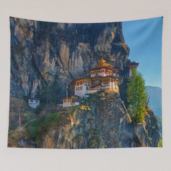 Item preview, Tiger's Nest Bhutan designed and sold by Digiart Den.