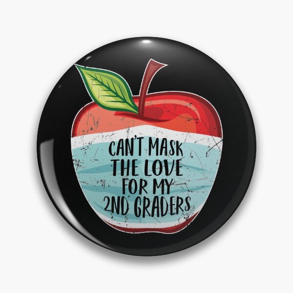Item preview, Can't Mask My Love for My 2nd Graders Design designed and sold by Blackpuzzle.