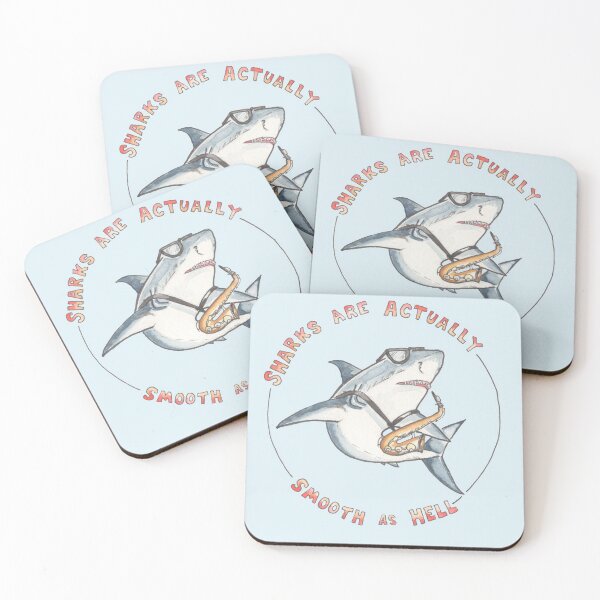Item preview, Sharks are Actually Smooth  designed and sold by rachelclaireart.