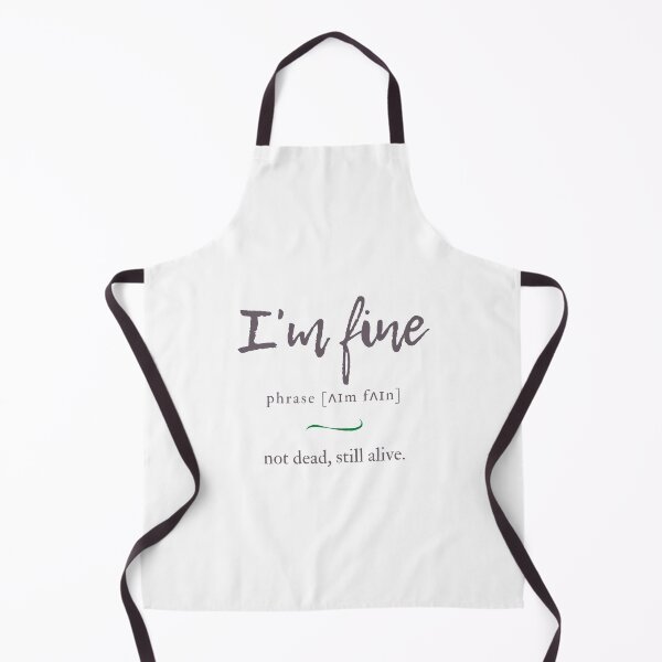 Item preview, I'm fine definition | Dictionary Collection designed and sold by Designschmiede.