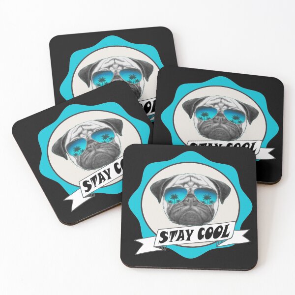 Item preview, Pug Pug Stay Cool designed and sold by A83HA.