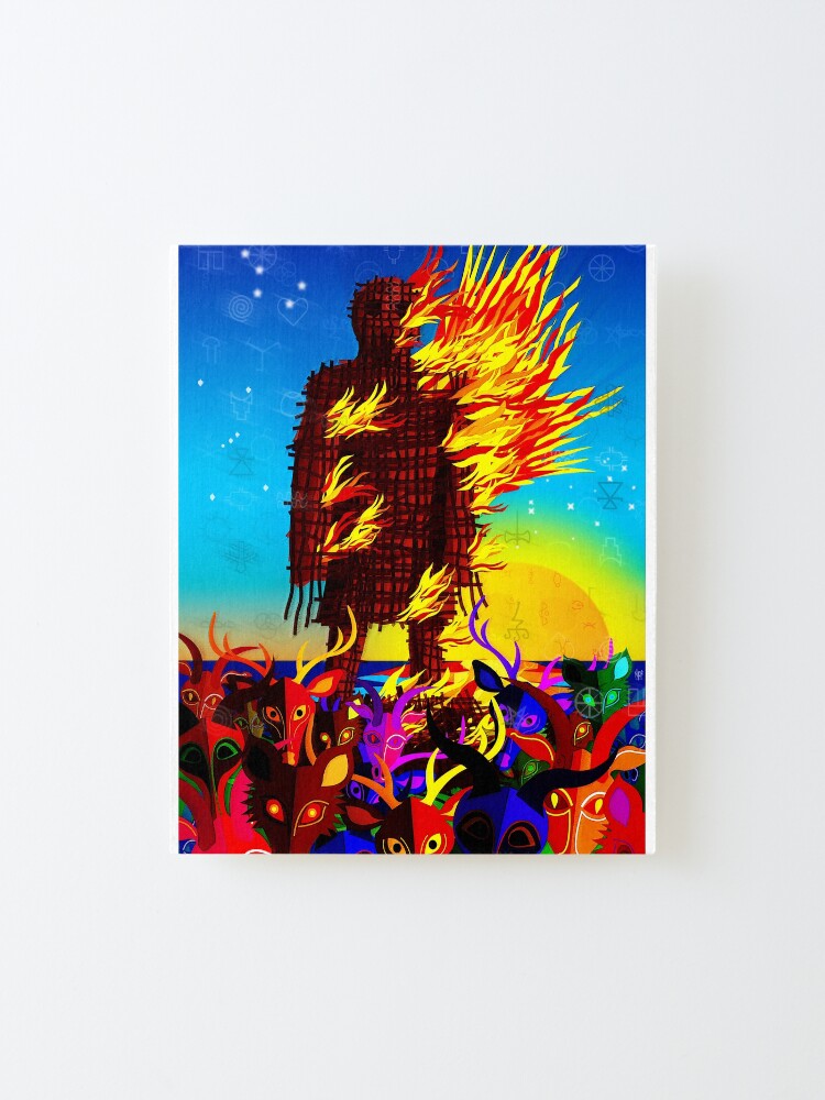 Alternate view of WICKER MAN Mounted Print