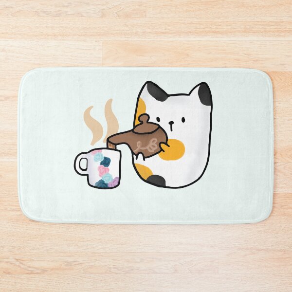 Item preview, Cat Pouring Tea  designed and sold by pandaCreation.