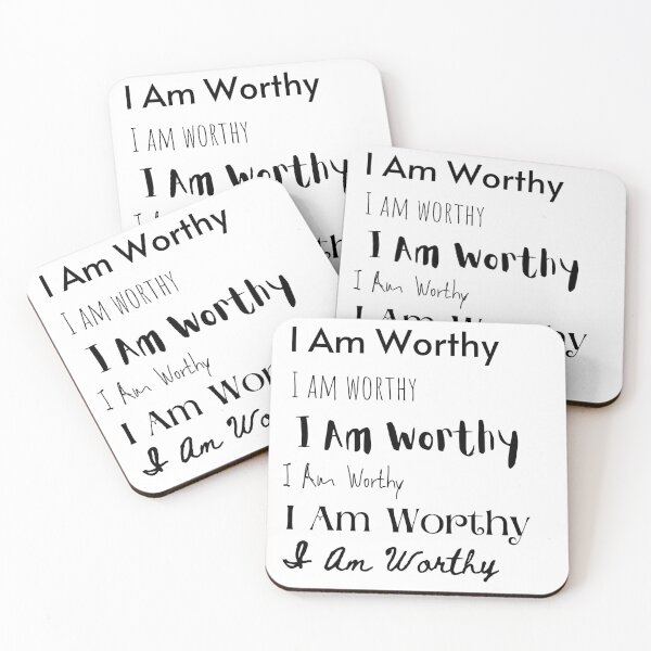 Item preview, I am worthy designed and sold by PetitePeche.