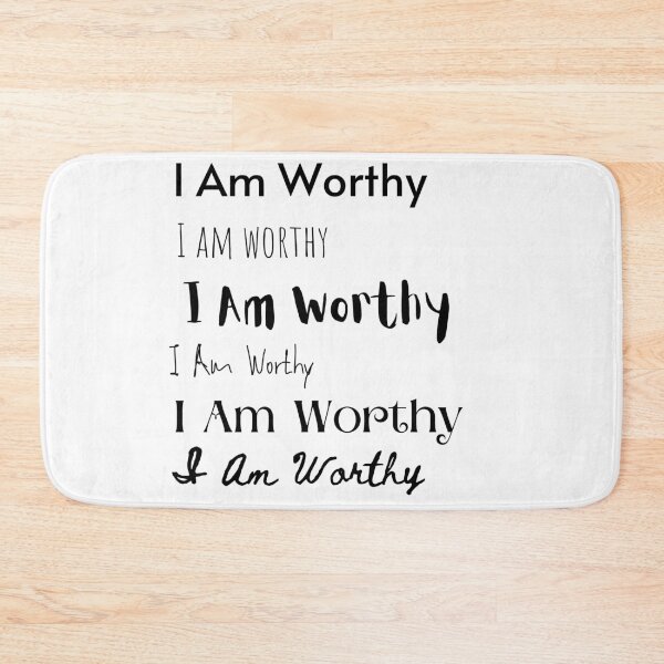 Item preview, I am worthy designed and sold by PetitePeche.
