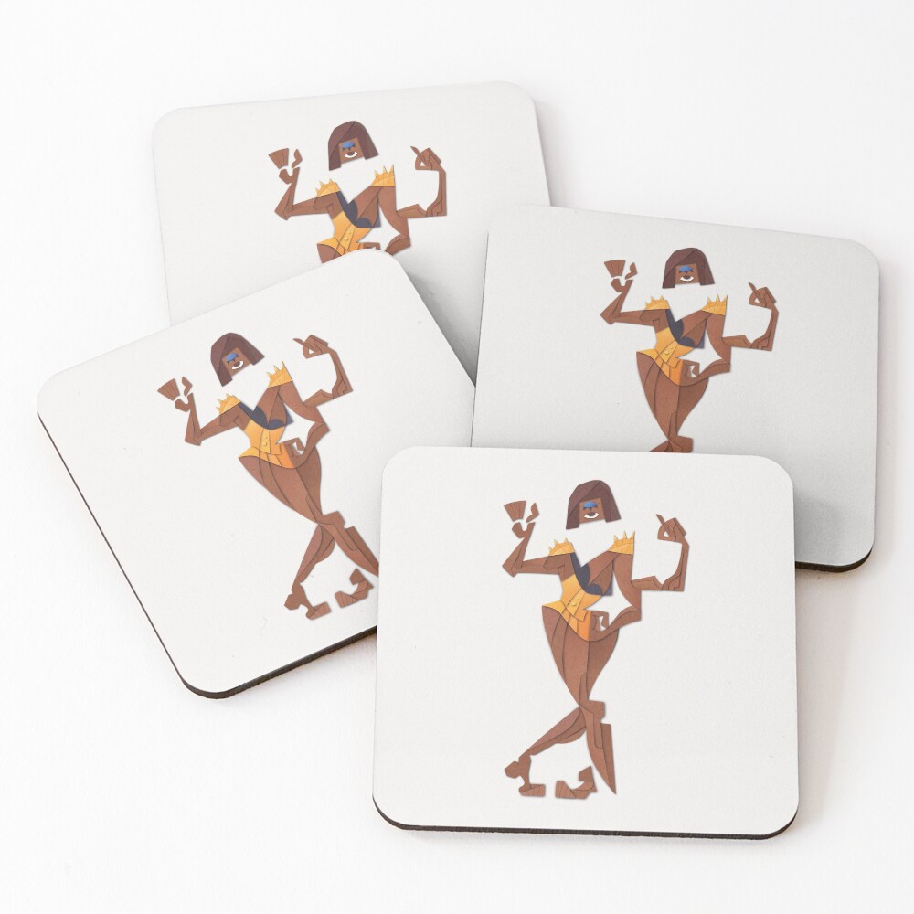 Item preview, Coasters (Set of 4) designed and sold by RikDrawsThings.