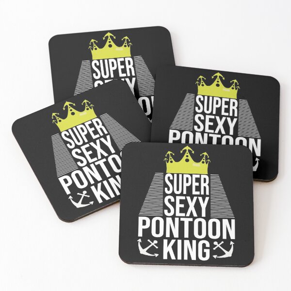 Item preview, Super Sexy PonToon King Funny retro Vintage boating quote designed and sold by 2MDesign.