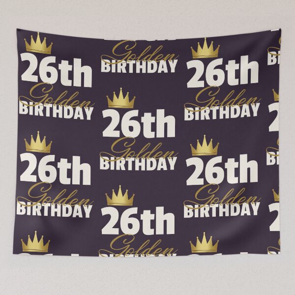 Item preview, 26th Golden Birthday Year Age Crown print designed and sold by doodabobs.