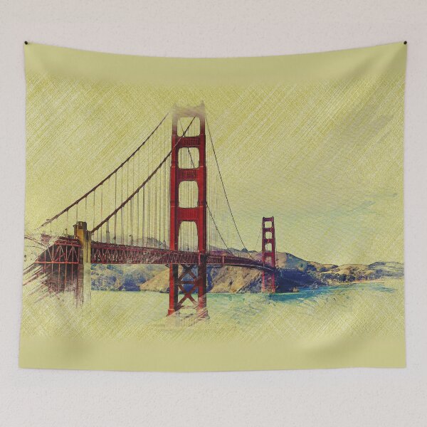 Item preview, Golden Gate Bridge - San Francisco America designed and sold by gooddesignart.