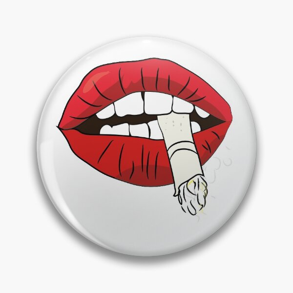 Item preview, smoking lips hot t-shirt | smoking red lips  designed and sold by KARTICK DUTTA.