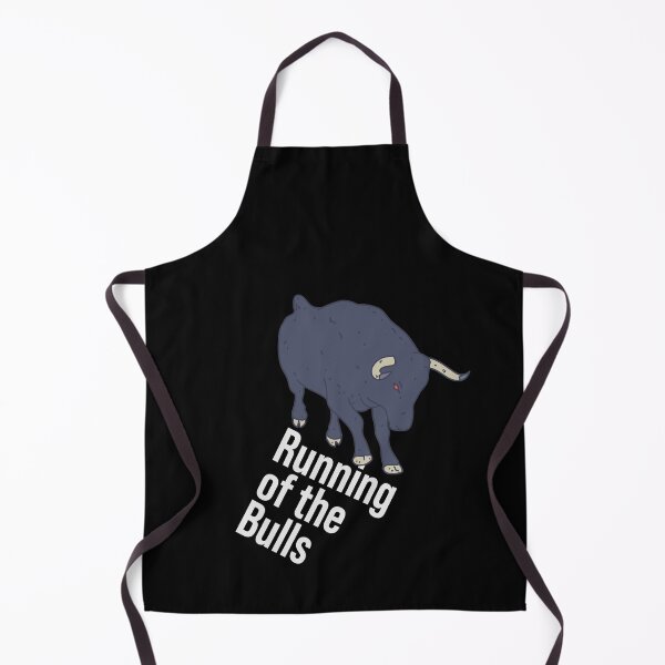 Item preview, Running of the Bulls Text - Bull Charge - Spanish Tradition designed and sold by DeWinnes.