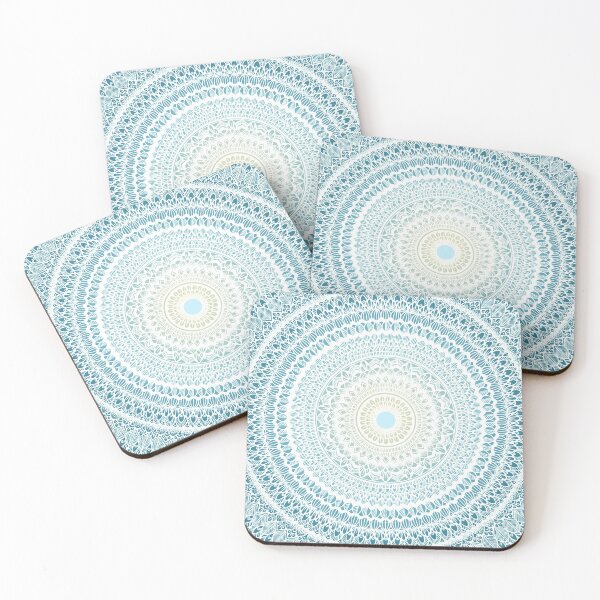Item preview, Blue gradient mandala art designed and sold by Mandala & More.