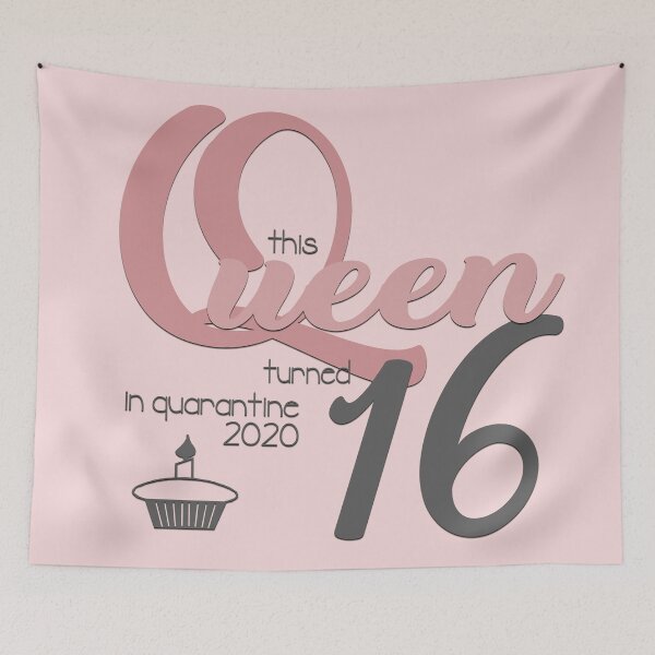 Item preview, OFFICIALLY  A QUARANTEEN - QUEEN 16TH BIRTHDAY  designed and sold by Cr1sV.