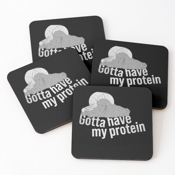 Item preview, Distressed Protein Shake - B&W Gotta Have My Protein designed and sold by DeWinnes.
