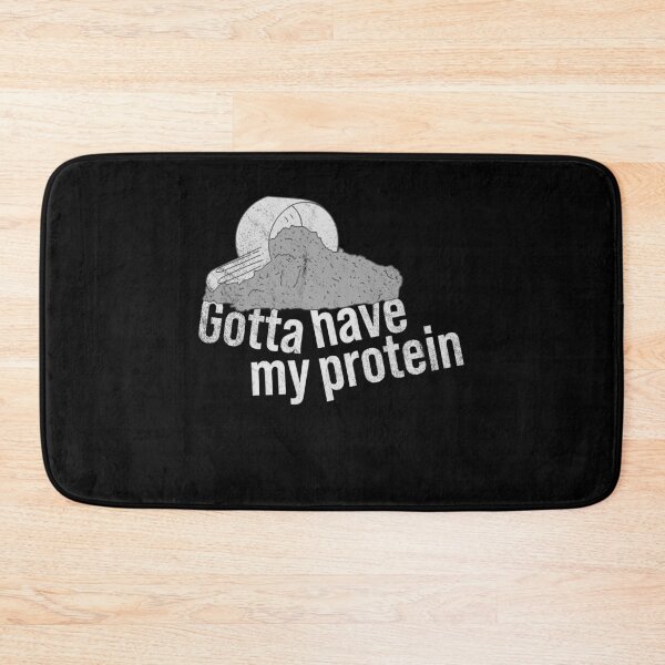 Item preview, Distressed Protein Shake - B&W Gotta Have My Protein designed and sold by DeWinnes.