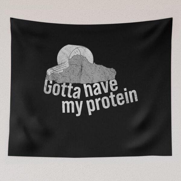 Item preview, Distressed Protein Shake - B&W Gotta Have My Protein designed and sold by DeWinnes.