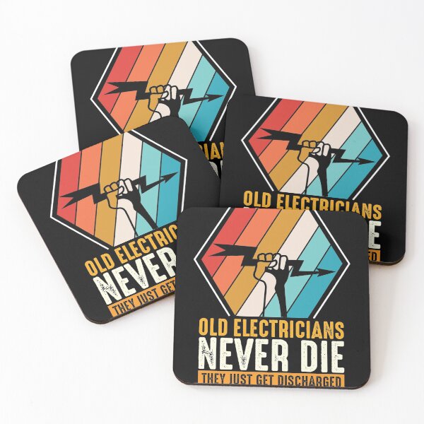 Item preview, Electrician Discharged never die funny shirt designed and sold by Grinover.