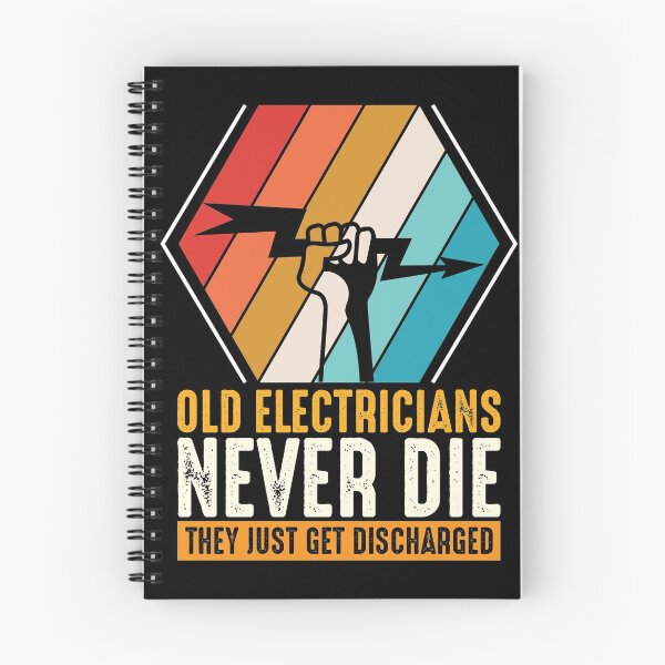 Item preview, Electrician Discharged never die funny shirt designed and sold by Grinover.
