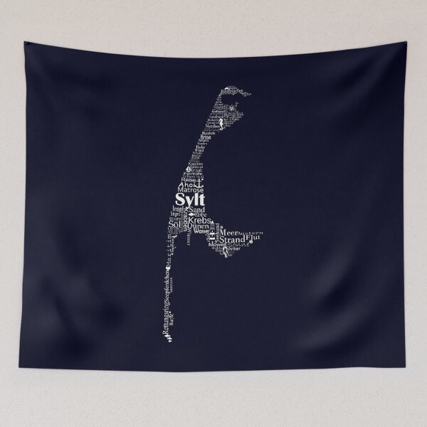 Item preview, Sylt island from words designed and sold by ChrissiCreation.