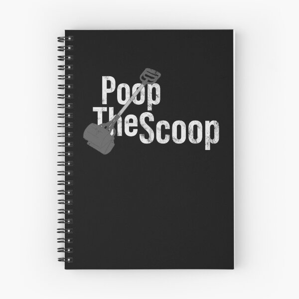 Item preview, Distressed Pooper Scooper - B&W Poop the Scoop - Waste designed and sold by DeWinnes.