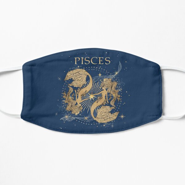 Fische Sternzeichen Frau Flache Maske
