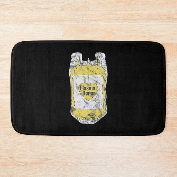 Item preview, Distressed Plasma Donor Text - Yellow Heart - Chemist designed and sold by DeWinnes.