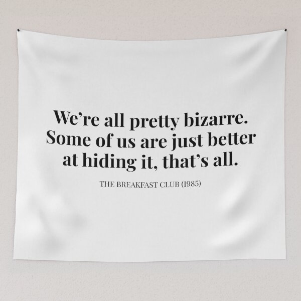 Item preview, The Breakfast Club (1985) Andrew Bizarre Quote designed and sold by TamDigitalPrint.