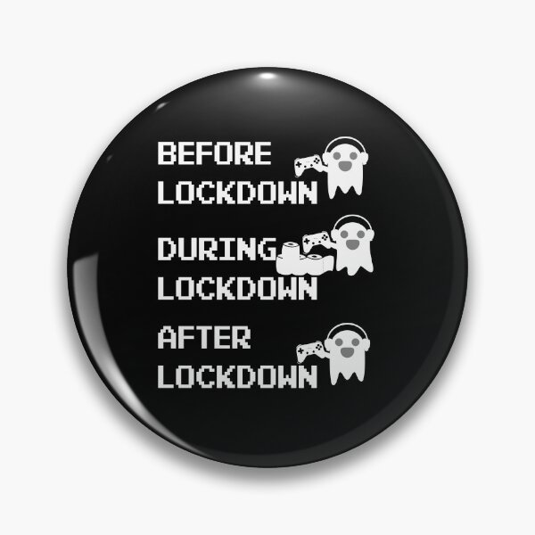 Item preview, HALLOWEEN GHOST BEFORE DURING AFTER LOCKDOWN GAMER designed and sold by TheFirstOne.