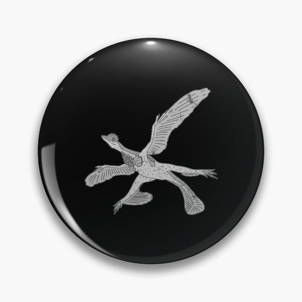Item preview, Distressed Microraptor - B&W Dinosaur Species - Reptile designed and sold by DeWinnes.