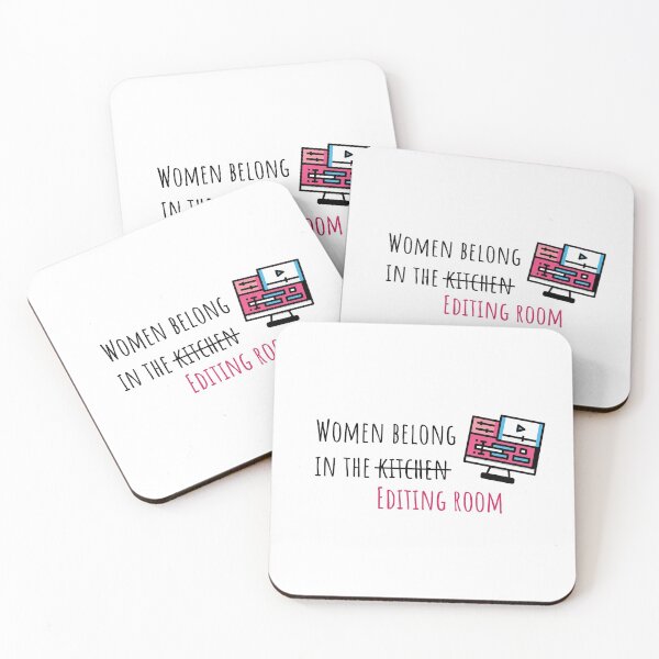 Item preview, Women Belong in the Editing Room designed and sold by anamichele.