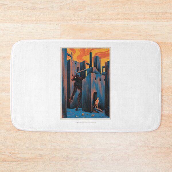 Item preview, Minotaur vs Theseus, greek mythology  designed and sold by Jonny-pearcey.