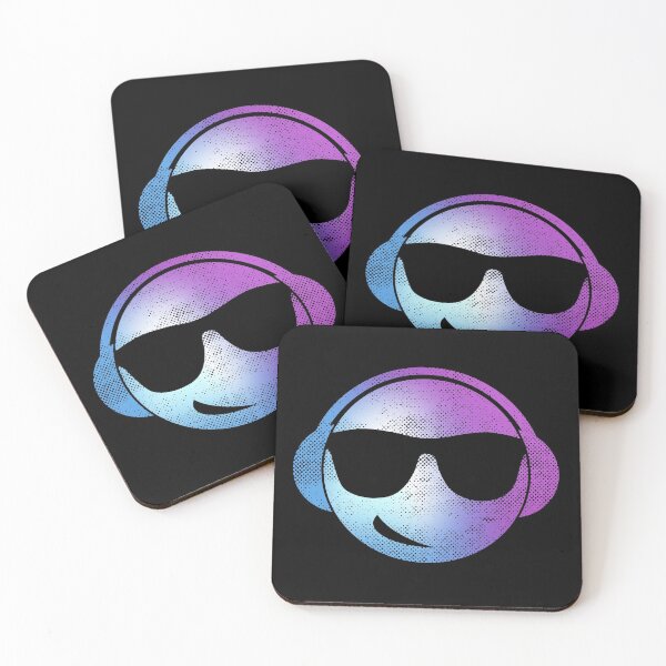 Item preview, DJ Smiley with headphones designed and sold by infleims.