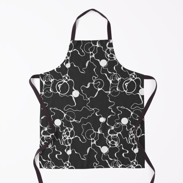 Item preview, Mystical Night black and white abstract pattern designed and sold by colouroz.