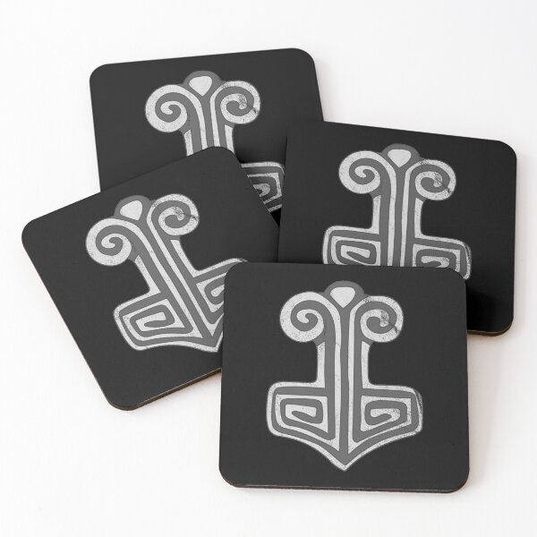 Item preview, Distressed Ivar the Boneless - B&W Norse Symbol - Folklore designed and sold by DeWinnes.