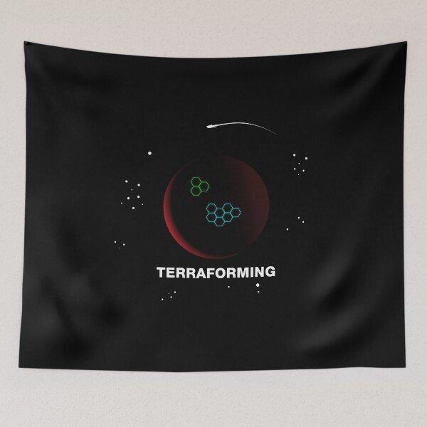 Item preview, Terraforming Mars Boardgame Minimalistic Design designed and sold by Buba Boardgames.