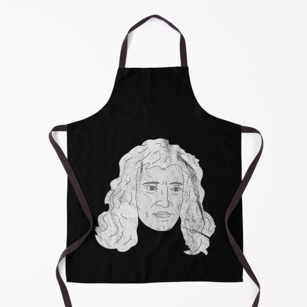 Item preview, Distressed Isaac Newton - B&W Famous Scientist - Calculus designed and sold by DeWinnes.
