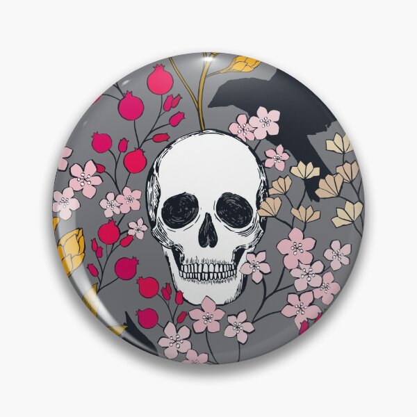Item preview, The Garden of Skulls Repeat {Ruby/Stone} designed and sold by Cecilia Mok.